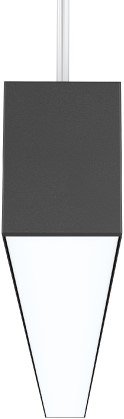 Pragmalux Skyline 1,2m 12,5-36W 1500-4550lm 2CCT 3000-4000K prisma zwart RAL9005-4