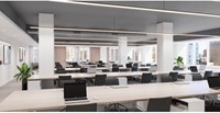 Pragmalux Skyline 1,2m 12,5-36W 1750-5300lm 2CCT 3000-4000K met uplight 9W 1300lm opaal wit RAL9016-4