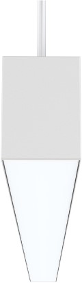 Pragmalux Skyline 1,2m 12,5-36W 1700-5050lm 2CCT 3000-4000K met uplight 9W 1300lm prisma wit RAL9016-8