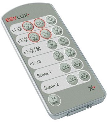 Esylux afstandbediening voor compact PDi eindgebruiker universeel
