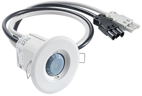 Esylux aanwezigheidssensor PD-FLAT-E 360i/8 ROUND WHITE 8m Inclusief GST18i3