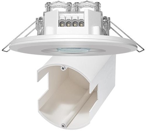 Esylux aanwezigheidssensor PD-FLAT-E 360i/8 ROUND WHITE 8mPlafondmontage inbouw On-Off