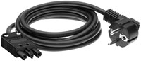 3P Netsnoer 2,0M 3x1,5mm2 Female met Schukostekker