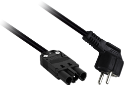3P Netsnoer 2,0M 3x1,5mm2 Female met Schukostekker