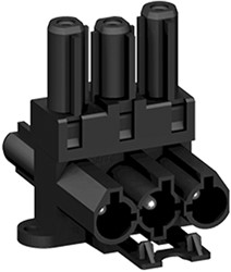 3P T-splitter 1x Male 2x Female