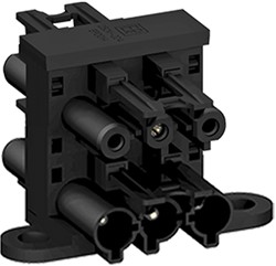 3P T-splitter 1x Male 3x Female