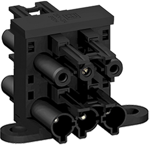 3P T-splitter 1x Male 3x Female