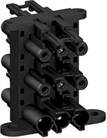 3P T-splitter 1x Male 5x Female