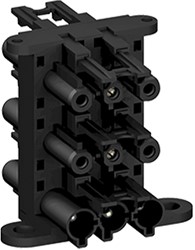 3P T-splitter 1x Male 5x Female