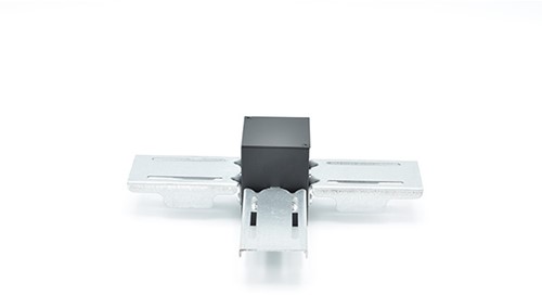 Interlight LED Pendelarmatuur Orion Linear Connector T Zwart