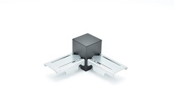 Interlight LED Pendelarmatuur Orion Linear Connector L Zwart