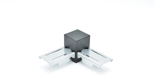 Interlight LED Pendelarmatuur Orion Linear Connector L Zwart