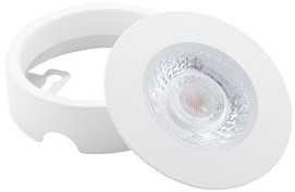 Interlight LED Inbouwspot Cabiled Opbouwring Wit