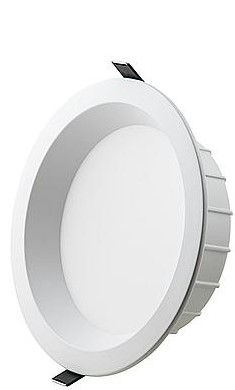 Interlight LED Downlight EasyFit IP44 15W 3000K CRI>90 1500lm 180 Buitenmaat - Gatmaat 150 - Excl. Driver (2x18W)