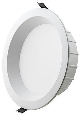 Interlight LED Downlight EasyFit IP44 20W 3000K CRI>90 2000lm 245 Buitenmaat - Gatmaat 200 - Excl. Driver (2x26W)