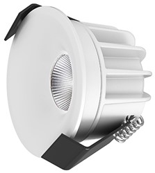 Interlight LED Inbouwspot Camicro IP44 Rond 4W 3000K CRI>95 45D 235lm Wit 50 Buitenmaat - Gatmaat 44 - Dimbaar