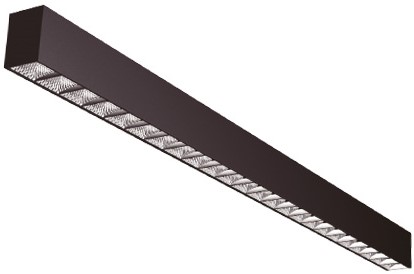 Interlight LED Pendelarmatuur Orion Linear Up/Down 29W 4000K 85D 3326lm Zwart UGR<19