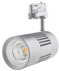 Interlight LED 3-Fase Railspot ColourPunch 40W 3000K CRI>90 36D 3460lm Zilver