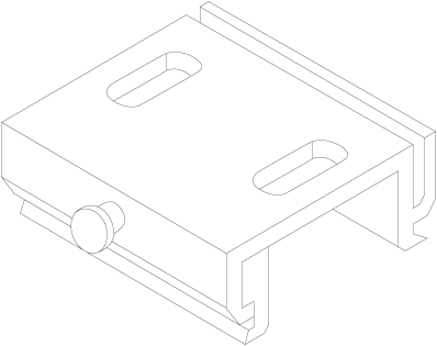 3-Fase Rail Plafond Montagebeugel