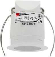 BEG Aanwezigheidsmelder (Vlak) voor kleine ruimte Slave Inbouw Wit Max.H.5m 360° Max.Ø9m IP20 IK02