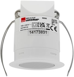 BEG Aanwezigheidsmelder (Vlak) voor kleine ruimte Slave Inbouw Wit Max.H.5m 360° Max.Ø9m IP20 IK02