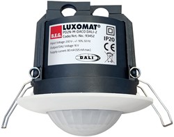 BEG Aanwezigheidsmelder voor kleine ruimte Master Inbouw Wit DALI-2 Max.H.5m 360° Max.Ø10m IP20 IK05