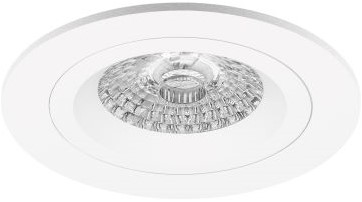 Pragmalux Inbouwspot Ados Rond wit RAL9003 - Incl. GU10 Fitting