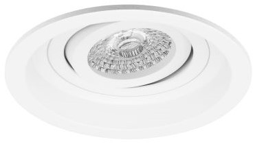 Pragmalux Inbouwspot Dome Rond Verdiept Kantelbaar Wit - Incl. GU10 Fitting