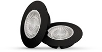 Interlight LED Inbouwspot Cabiled IP44 Basisset 2x 4W 2700K CRI>90 36D 260lm Zwart 65 F - G 58 - Dimbaar