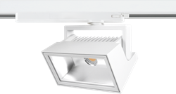 Pragmalux LED 3-Fase Railspot Alto Flood 29W 3000K CRI>90 PW 72Dx98D 3349lm Wit