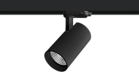 Pragmalux LED 3-Fase Railspot Piccolo 7W 3000K CRI>90 33D 722lm Zwart - Fase Dimbaar
