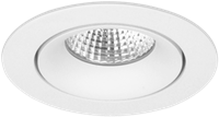 Pragmalux LED Inbouwspot Fasio IP44 Rond 13W 3000K CRI>90 38D 740lm Wit 95 Buitenmaat - Gatmaat 83 - Dimbaar