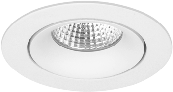 Pragmalux LED Inbouwspot Fasio IP44 Rond 13W 3000K CRI>90 38D 740lm Wit 95 Buitenmaat - Gatmaat 83 - Dimbaar