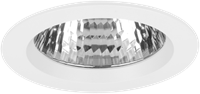 Pragmalux LED Inbouwspot Ponto Rond 24W 3000K CRI>90 36 3078lm 108 Buitenmaat - Gatmaat 97 Wit