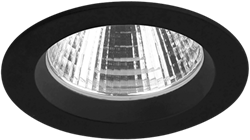 Pragmalux LED Inbouwspot Ponto Rond 24W 3000K CRI>90 36 3078lm 108 Buitenmaat - Gatmaat 97 Zwart