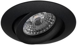 Pragmalux Inbouwspot Orion Rond Kantelbaar zwart - Incl. GU10 Fitting