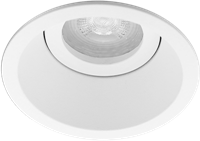 Pragmalux Inbouwspot Zena Rond Kantelbaar Wit - Incl. GU10 Fitting
