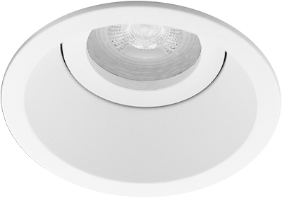 Pragmalux Inbouwspot Zena Rond Kantelbaar wit RAL9003 - Incl. GU10 Fitting