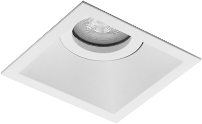 Pragmalux Inbouwspot Zena Vierkant Kantelbaar Wit - Incl. GU10 Fitting