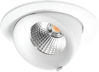 Pragmalux LED Richtspot Adjusto Mini 12W 3000K CRI>95 38D 740lm Wit 95 F - G 80