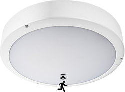 Pragmalux LED Bulkhead Venus G2 IP65 8W-18W 3000K-5000K 3-CCT 900-2025lm 300 + Step-dim bewegingssensor Excl. Ring
