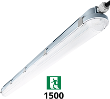 Pragmalux LED TL Waterdicht Armatuur Hermes IP66 150cm 4000K 3750-6100lm (2x58W) + Noodverlichting | Distrilight