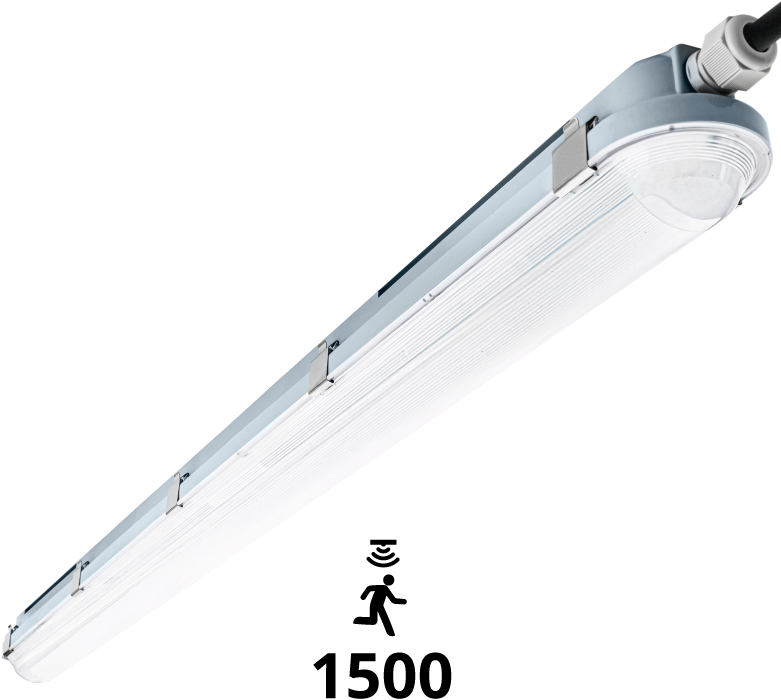 Pragmalux LED TL Waterdicht Armatuur Hermes IP66 24-42W 4000K (2x58W) Bewegingssensor | Distrilight