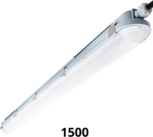 Pragmalux LED TL Waterdicht Armatuur Hermes IP66 150cm 24-42W 4000K 3750-6100lm (2x58W)
