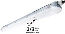 Pragmalux LED TL | Corridor hoog-laag schakeling | 100%-10% | Step-dim | Master - Slave