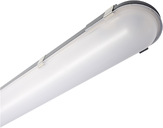 LED TL Waterdicht Armatuur Cyclone 150cm 76W 4000K 10000lm Alu+PC 3x2,5mm Doorvoerbedrading (2x80W) | Distrilight