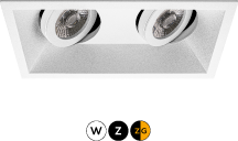 Zena 2V Square 172x82