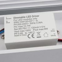 Pragmalux LED Spiegelarmatuur Aqualis rond IP44 IK08 855mm 12W 1400-1650lm 2700K-3000K-4000K 3-CCT zwart RAL9005-4