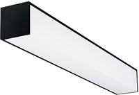 Pragmalux LED Spiegelarmatuur Aqualis vierkant IP44 IK03 900mm 20W 2250-2600lm 2700K-3000K-4000K 3-CCT zwart RAL9005-1