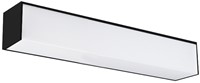 Pragmalux LED Spiegelarmatuur Aqualis vierkant IP44 IK03 600mm 15W 1700-1900lm 2700K-3000K-4000K 3-CCT zwart RAL9005